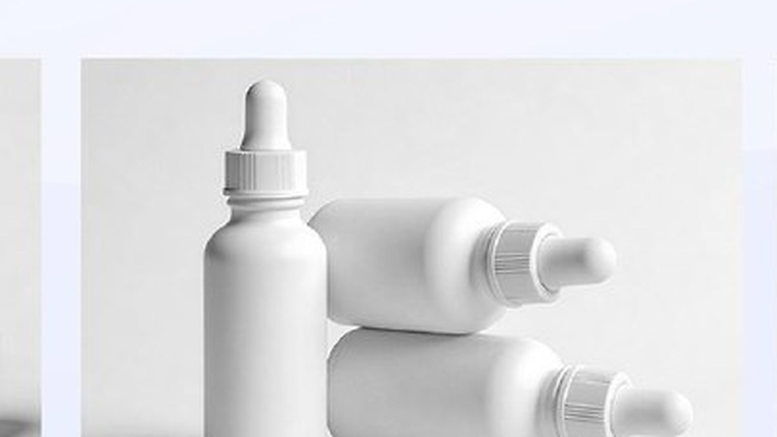 Private label face serum sample kit with dropper bottles essence ampoule texture review packaging and OEM ODM project brief