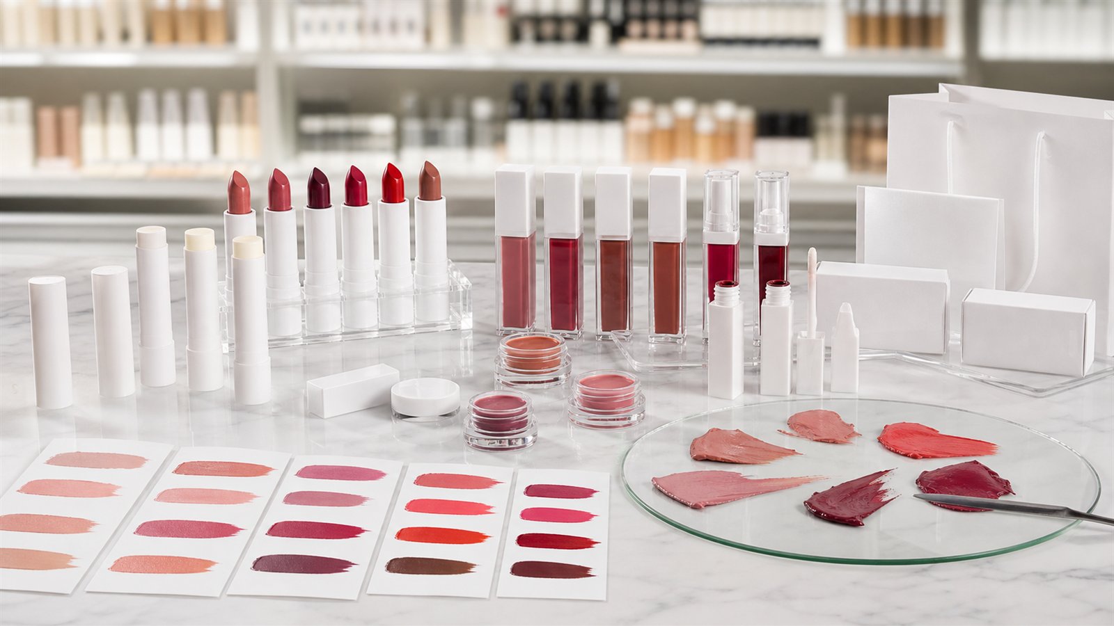 Complexion plus lip set